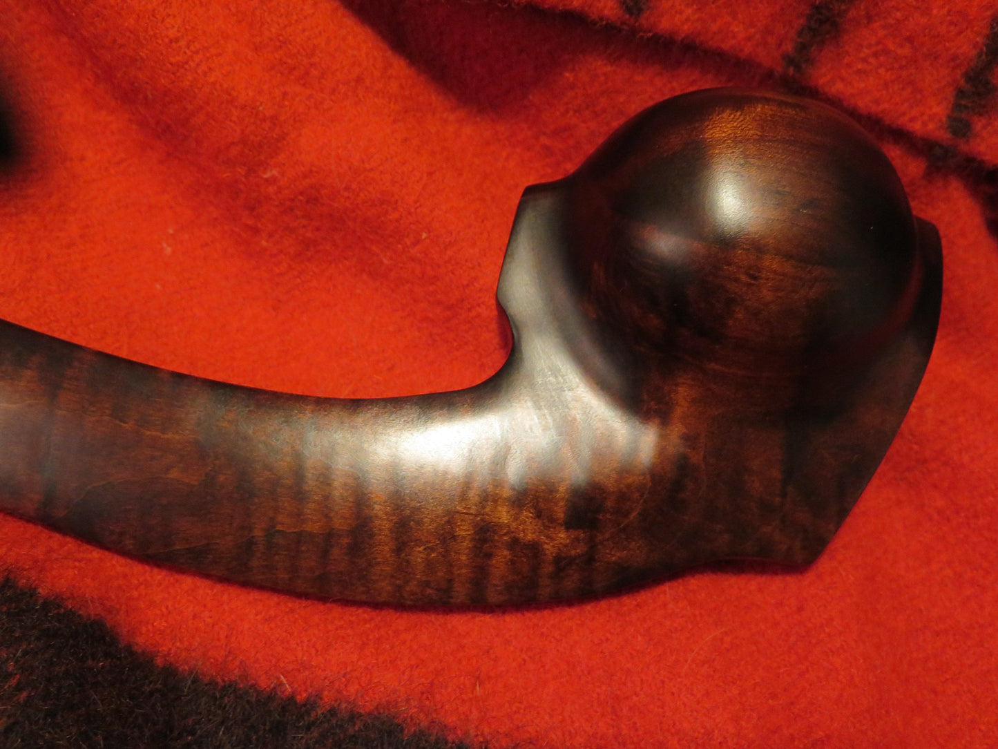 War Club Native American Made, authentically correct , This is one of a kind Handmade Artifact Iroquois w/Brass inlay