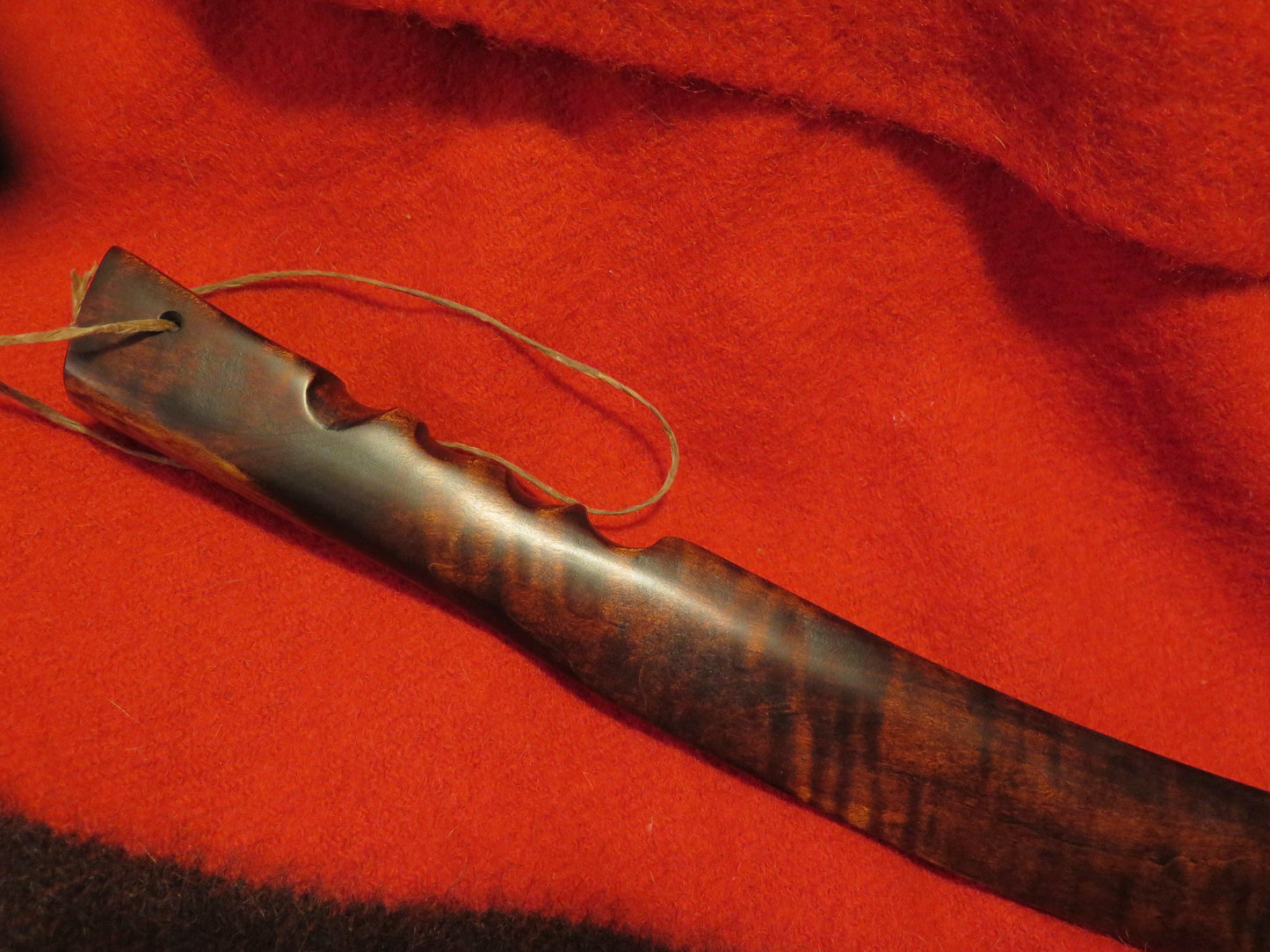War Club Native American Made, authentically correct , This is one of a kind Handmade Artifact Iroquois w/Brass inlay