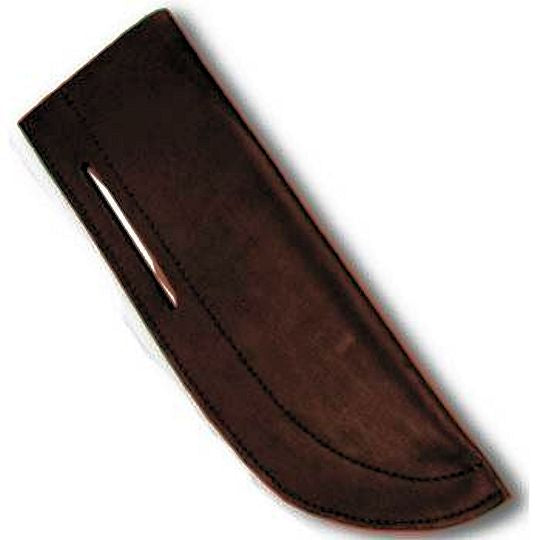 Native American Hudson Bay Trade Beavertail Knife 7” Double-Edged Blade - Hand-forged Carbon Steel Authentic Cheyenne Leather Sheath