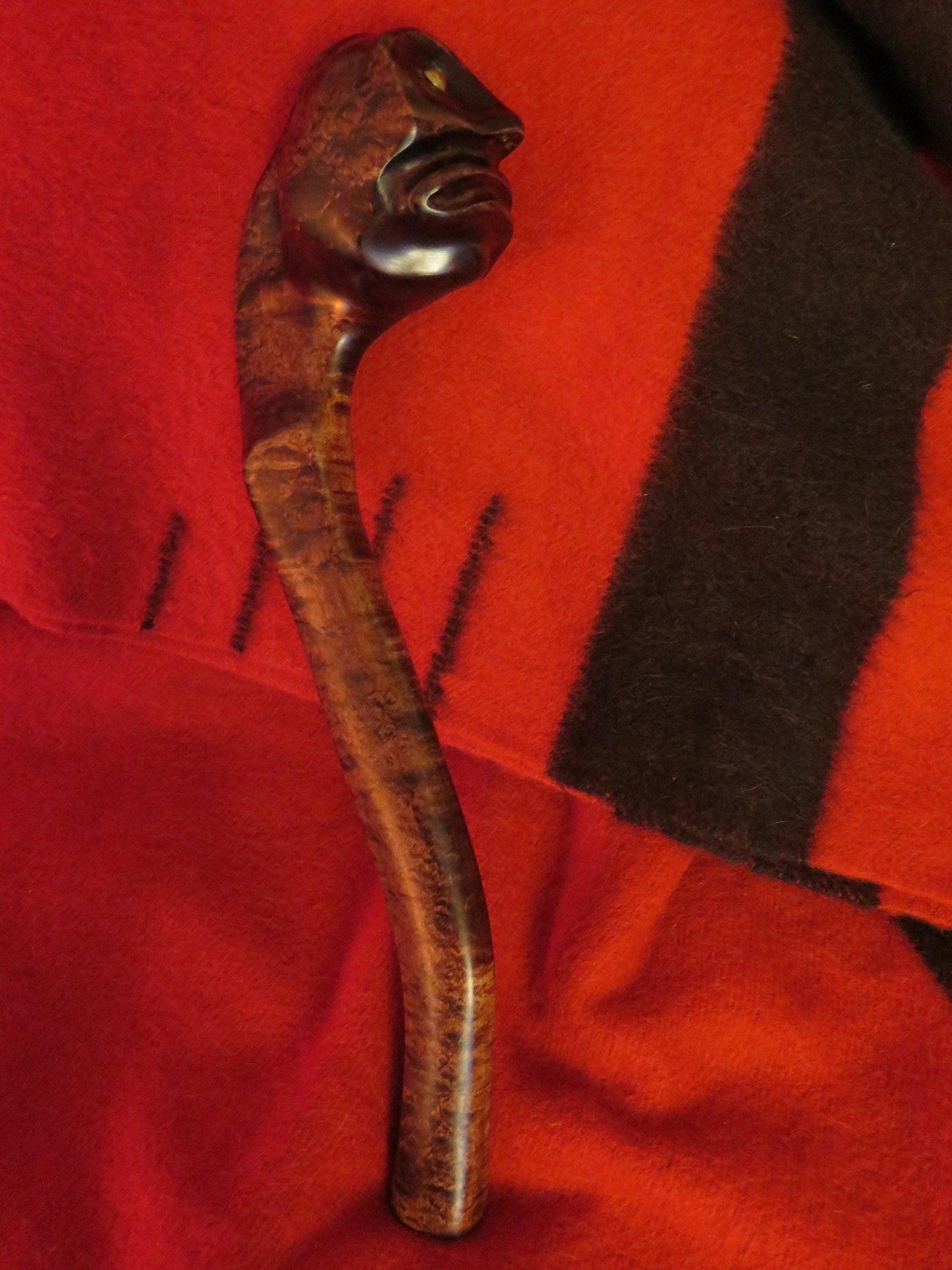 Native American Hand-Carved Ceremonial War Club | Replica from The Last of the Mohicans - Aki Trading Post