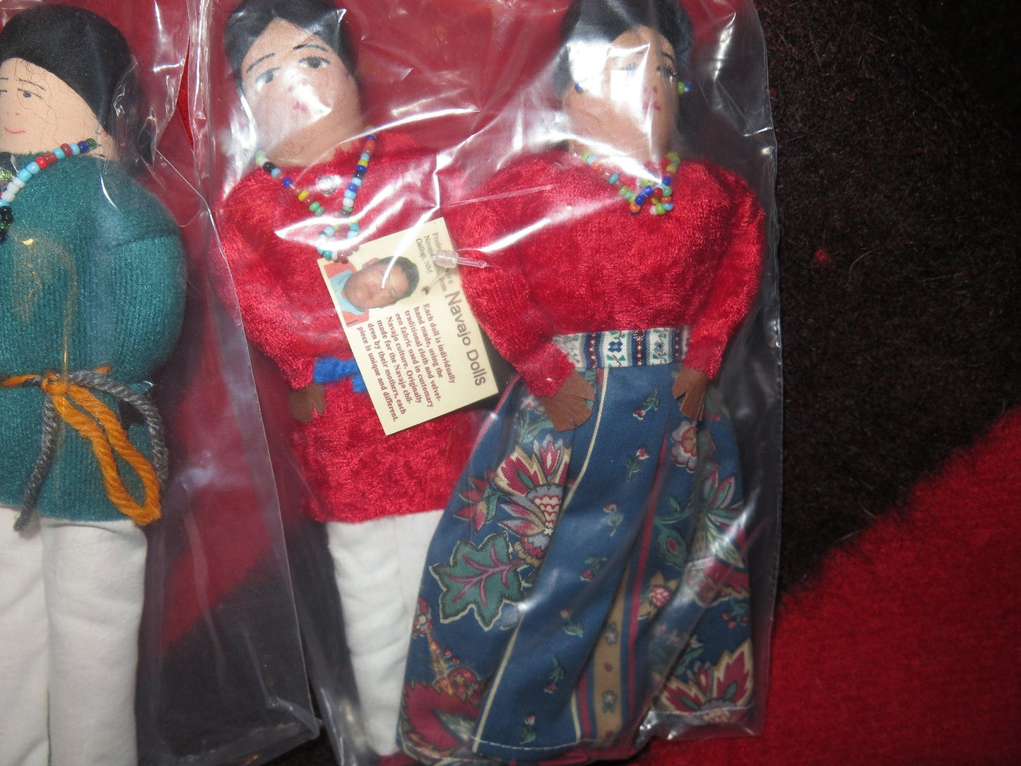 Native American Navajo Made Handmade Dolls | Custom Regalia Man & Woman Pair - Aki Trading Post
