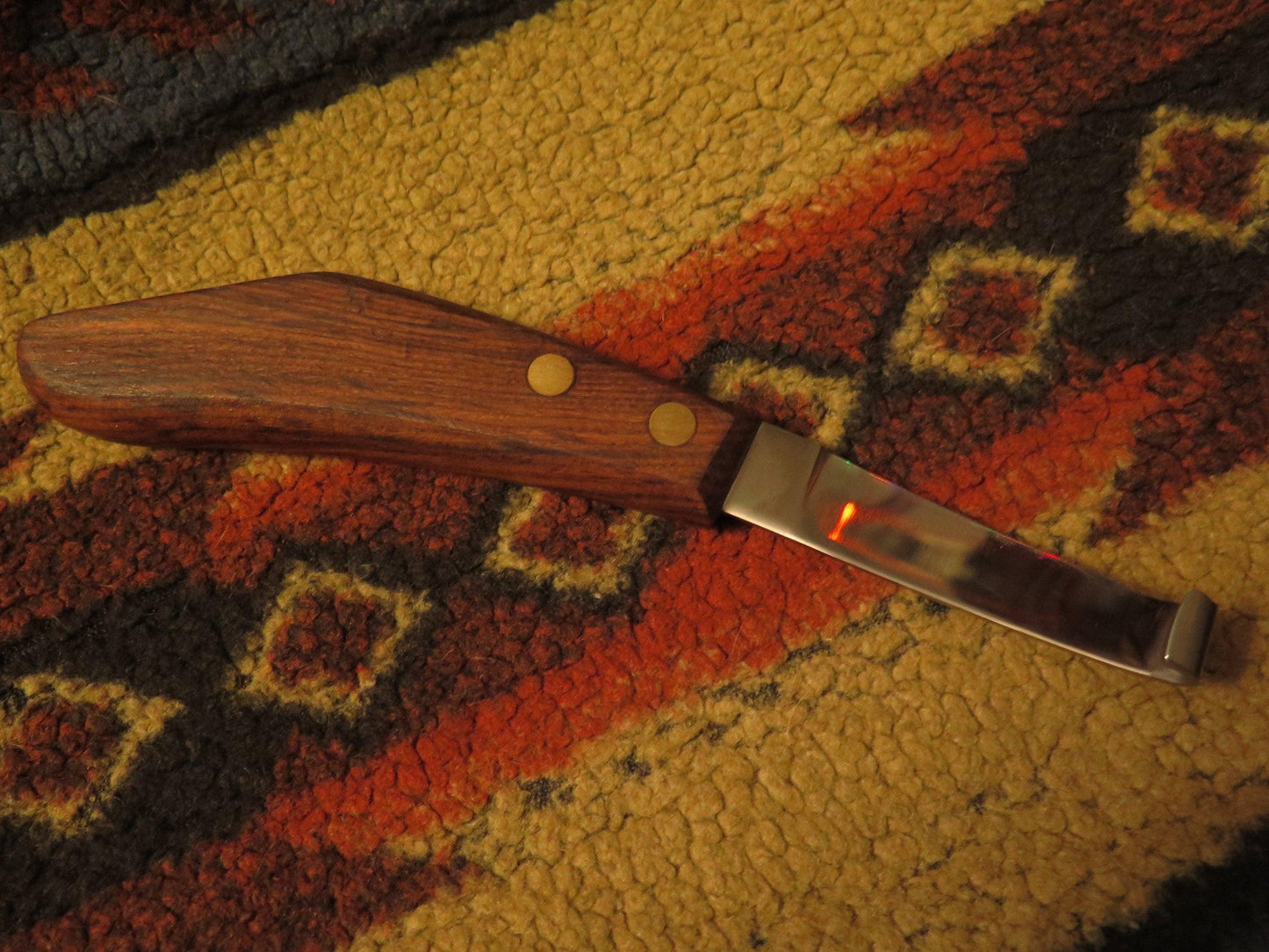 Native American Custom-Crafted Mocotaugan Crooked Knife | Right or Left-Handed - Aki Trading Post