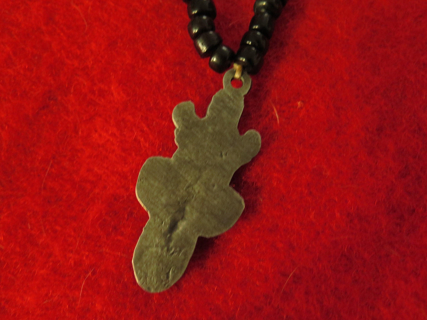 Native American Handmade Hudson Bay Trade Necklace | Stamped Beaver Pendant - Aki Trading Post