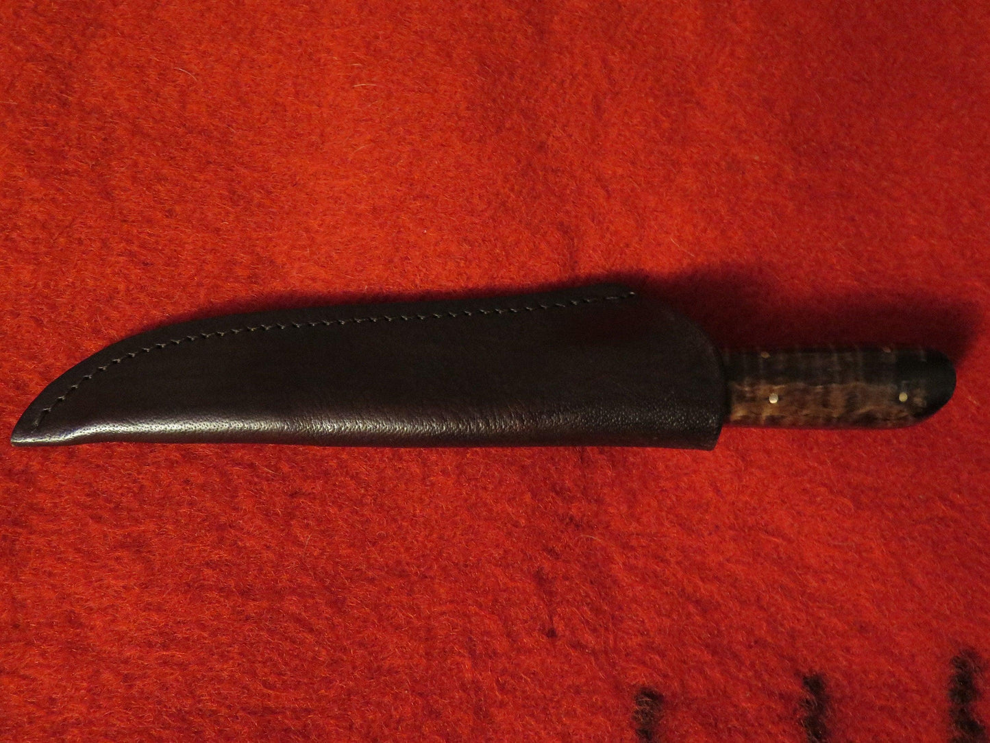 Native American Hand-Forged Hudson Bay Hunter Trade Knife | 9.75” Survival & Large Game Knife with Heavy-Duty Sheath - Aki Trading Post