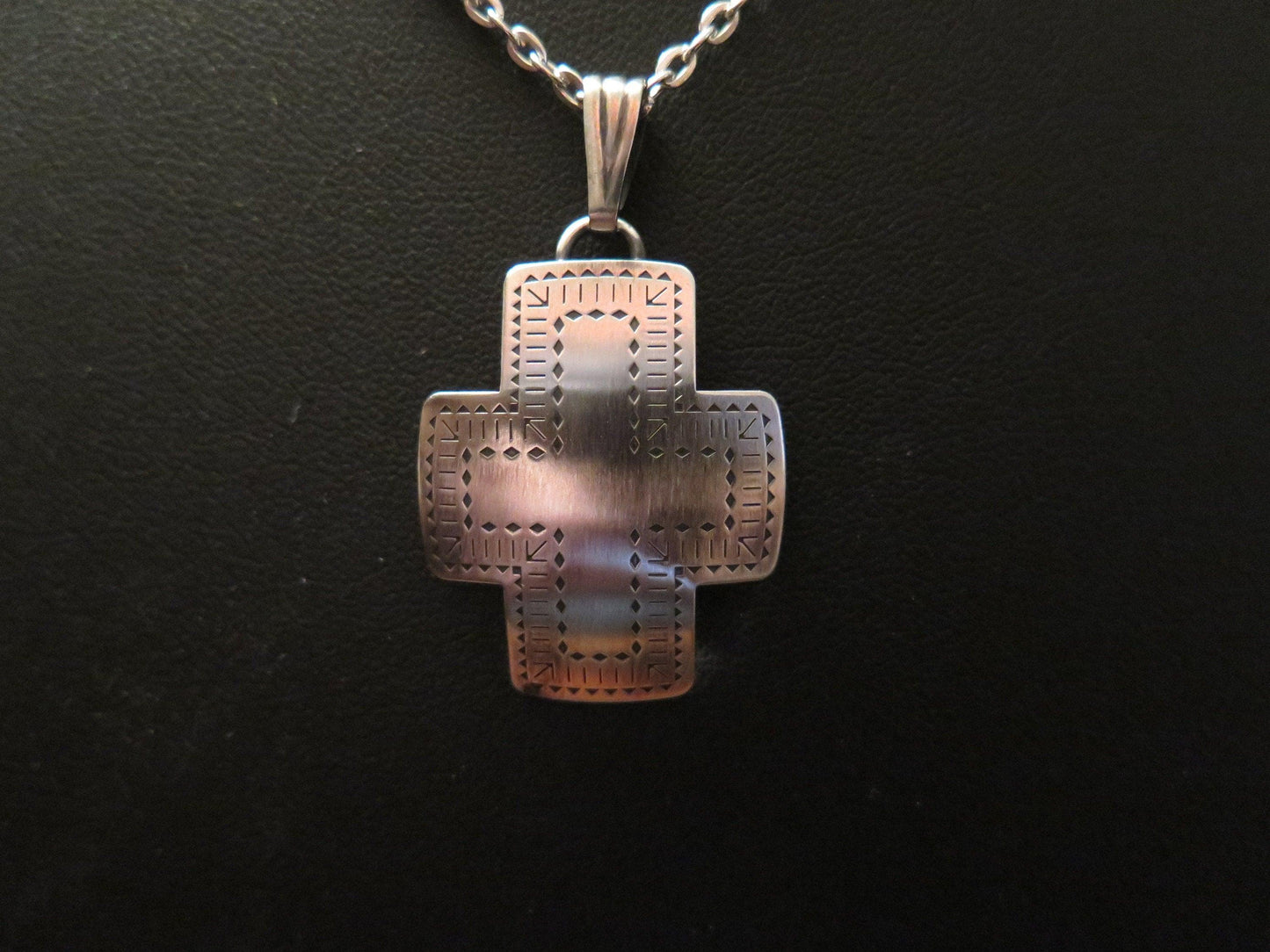 Native American Handmade Hudson Bay Trade Necklace | Stamped Beaver Pendant - Aki Trading Post