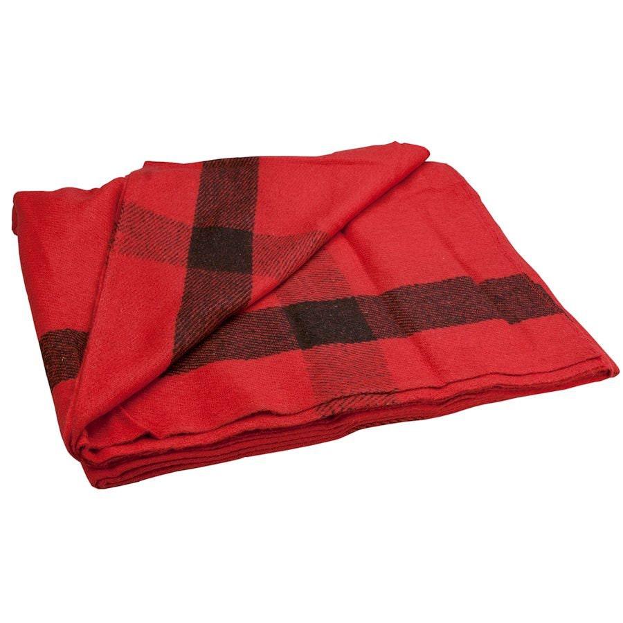 Native American Vintage Camp-Style Wool Blanket | Historical Collectible - Aki Trading Post