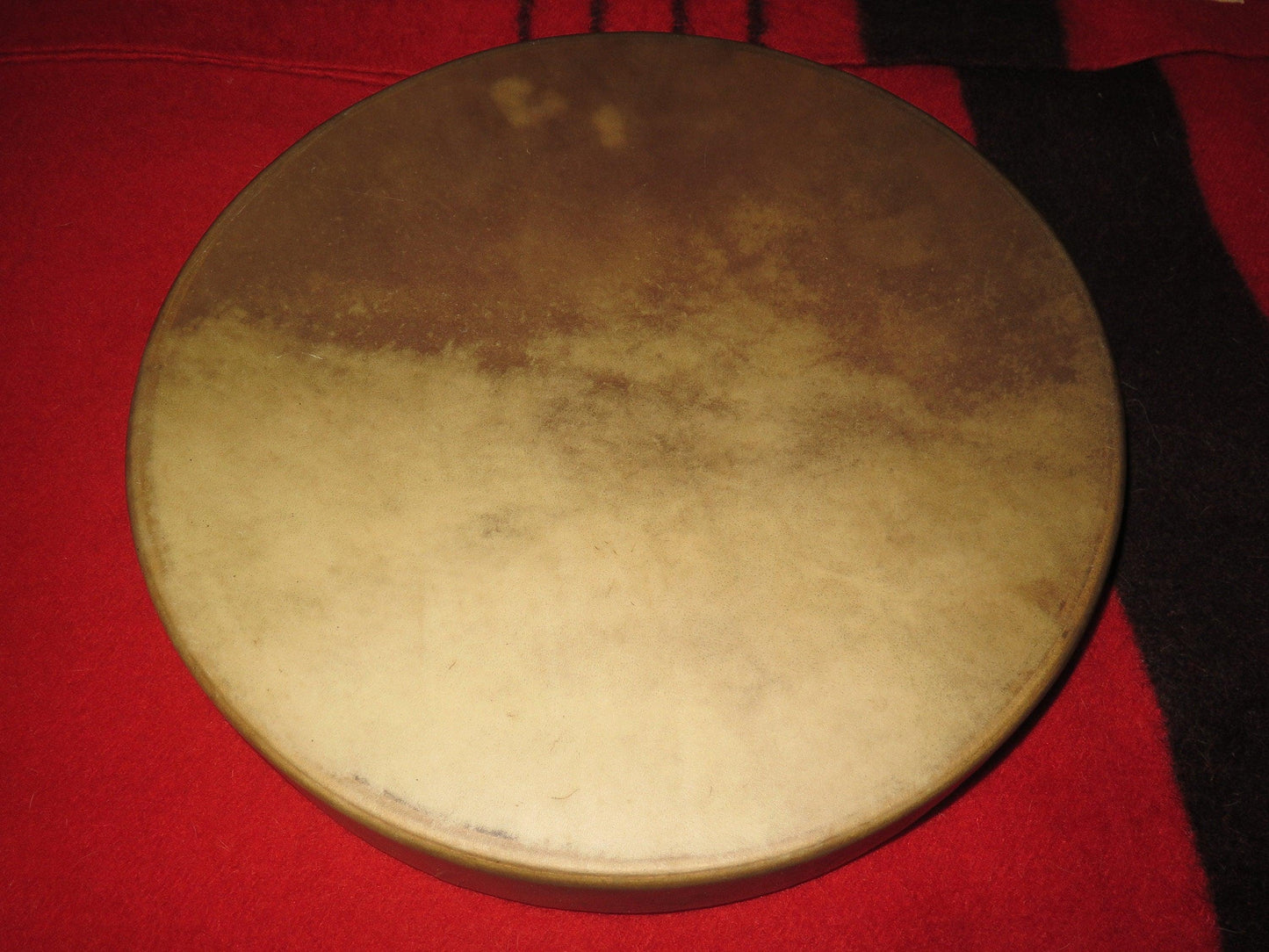 Native American Handmade Beaver Hide Drums | 10" & 12" Sacred Ceremonial Drums - Aki Trading Post