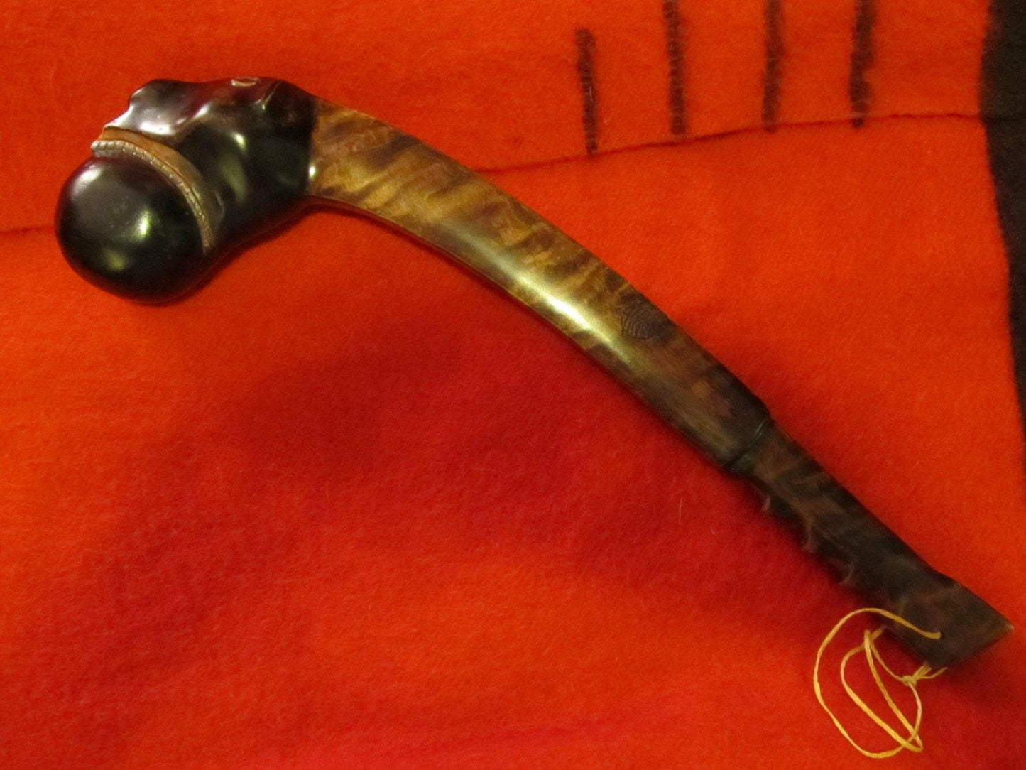 Native American-Made, Historically Correct Iroquois Artifact | Handmade with Effigy Engraving - Aki Trading Post
