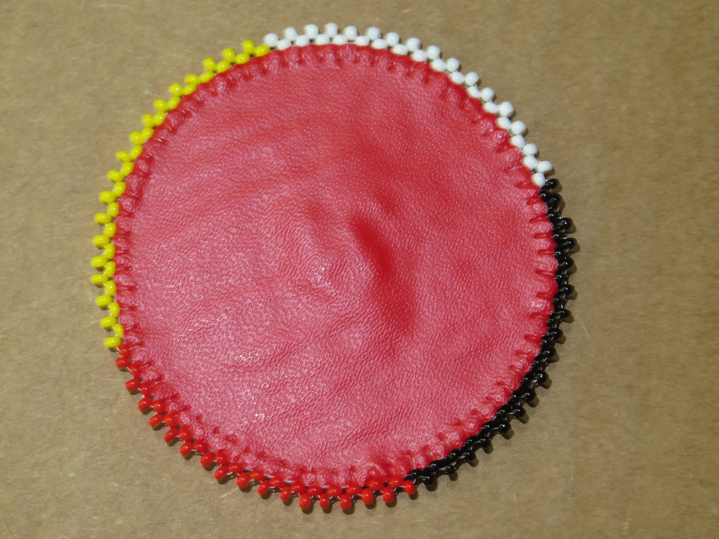 Native American Handmade 4 Directions Beaded Rosette | Traditional Regalia & Collectible Jewelry - Aki Trading Post