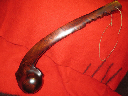 War Club Native American Made, authentically correct , This is one of a kind Handmade Artifact Iroquois w/Brass inlay