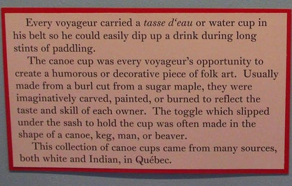 Native American Handmade Museum-Quality Canoe Cup | Fur Trade Era Hand-Carved "Noggin" Water Cup with Belt Toggle - Aki Trading Post