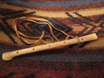 Native American Handmade Eagle Wing Bone Whistle | Museum-Quality 8” Replica for Bird Calls & Ceremonial Use - Aki Trading Post