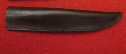Original Genuine J. Russell & Co. Green River Knife | High Carbon Steel with Beechwood Handle & Hand-Tooled Leather Sheath - Aki Trading Post