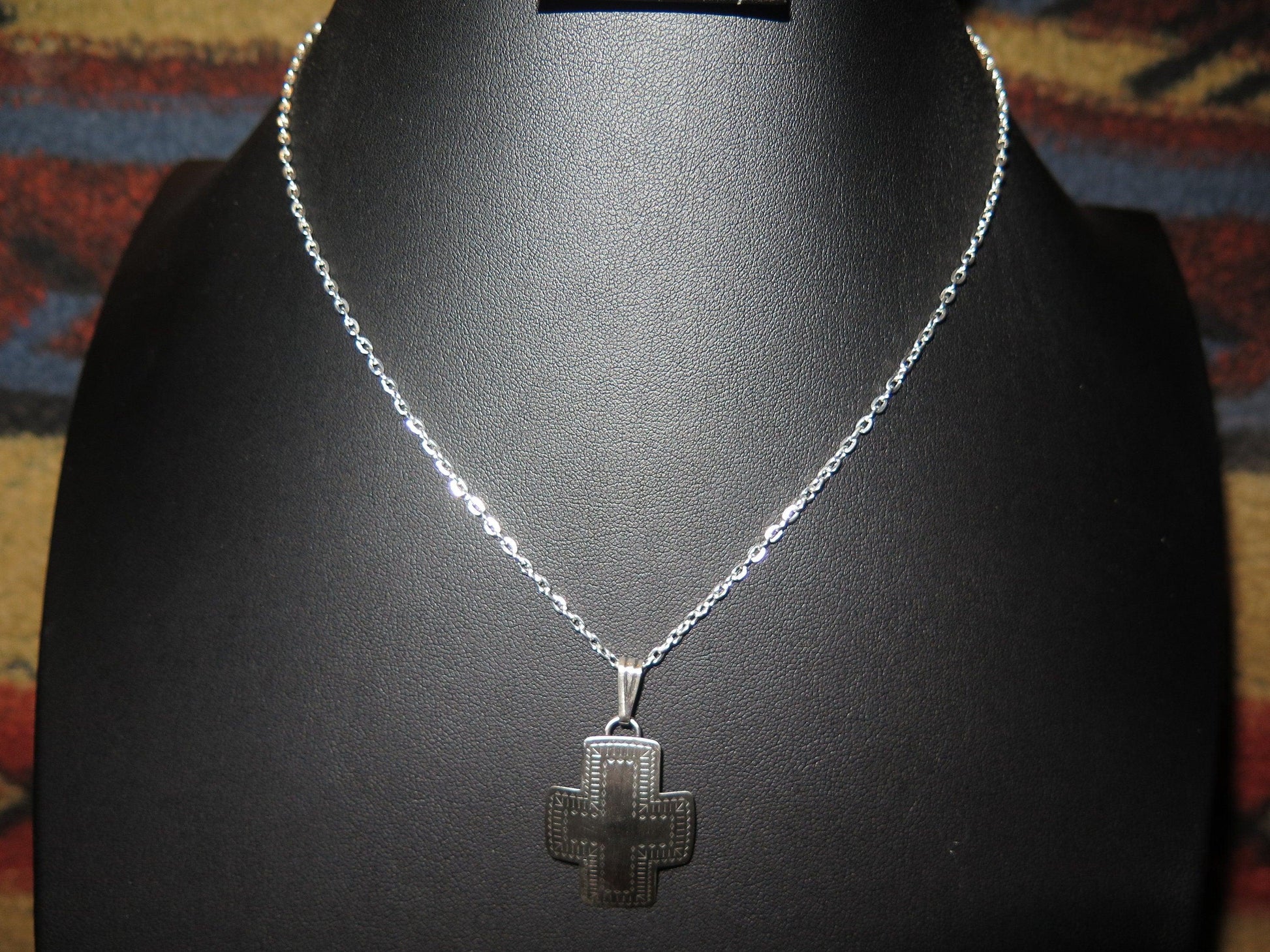 Native American Handmade Hudson Bay Trade Necklace | Stamped Beaver Pendant - Aki Trading Post