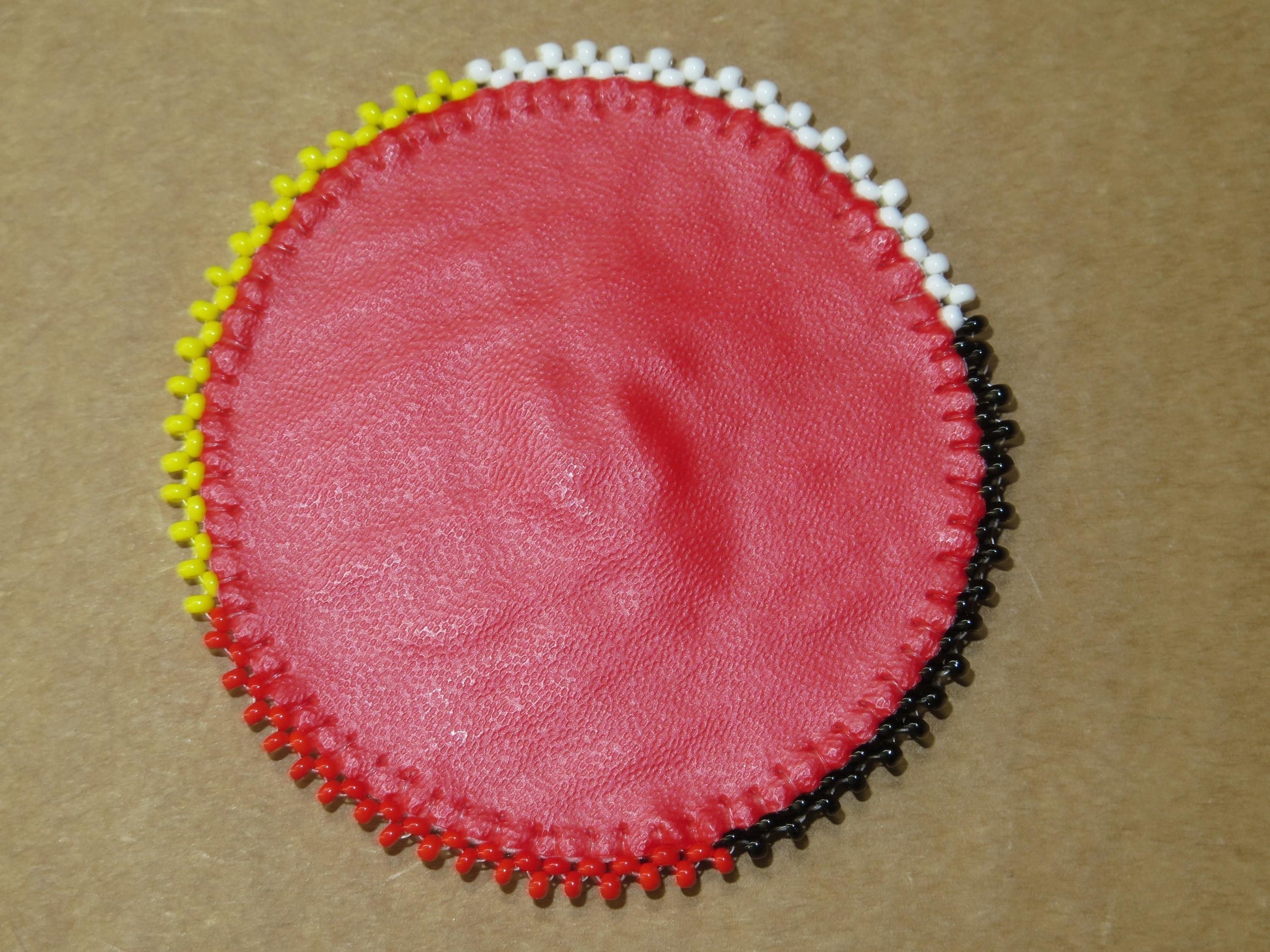 Native American Handmade 4 Directions Beaded Rosette | Traditional Regalia & Collectible Jewelry - Aki Trading Post