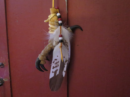 Native American Eagle Claw Necklace or Rear-View Mirror Ornament - Aki Trading Post